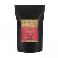 Első osztályú 80%-os keserű csokoládé, 10 kg - Chocolate Del Caribe