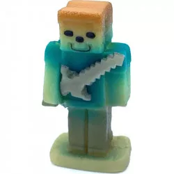 Marcipános figura Minecraft Alex 8x4 cm, 46 g