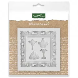 Szilikon forma díszítő mintával