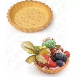 Lineck süti kosárka világos 10,2 cm (4 db)