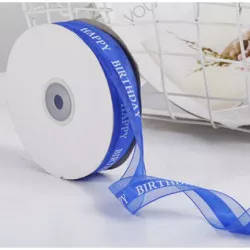 Boldog születésnapot szalag 45 m x 2,5 cm kék