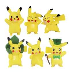 Pokémon tortadíszek 6 darab Pikachu 4 cm