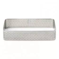 Lemezelt formájú téglalap a tartelette-hez 10x6 cm