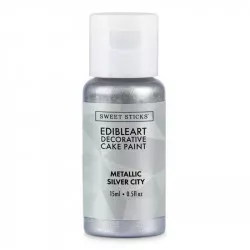 Fémes folyékony szín 15 ml Silver City
