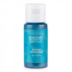 Fémes, folyékony szín, 15 ml Frech kék