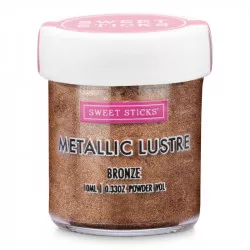 Porból mərsékfényes bronze metálfényű por 10 ml