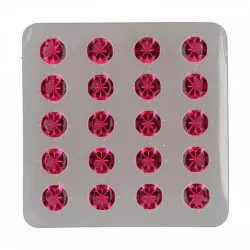 Élő gyémántok 20 db rózsaszínű