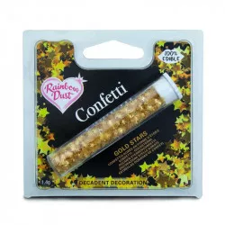 Ételbontású konfetti mini csillagok, 2,8 g