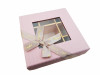 Doboz bonbonokhoz 12x12x4 cm 5 db rózsaszínű