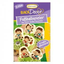 Csokoládé dekorációk futball, 8db