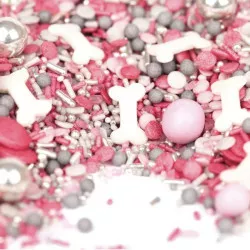 Cukorkás díszítés 90 g Golyók és kockák