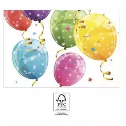 Party asztalterítő lufikkal 120 x 180 cm
