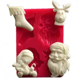 Csillag Silikon forma Karácsonyi motívumok 3