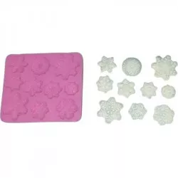 Cesil szilikon forma Hópehely