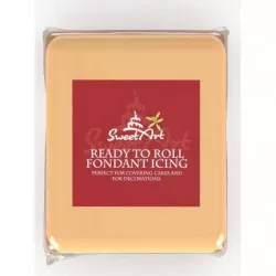 SweetArt tortabevonó fondant és modellező massza, vaníliás illattal, Peach (250 g)