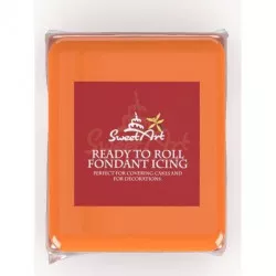 SweetArt bevonó és modellező paszta vanília narancs (250 g)