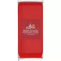 SweetArt vaníliás tortatöltő és modellálható gyurma vörös (1 kg)