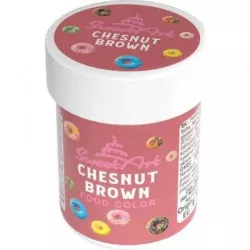 SweetArt gélfesték Chestnut Brown (30 g)
