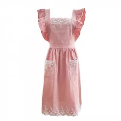 Régi rózsaszín kötény