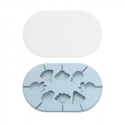 Gyümölcsös candy nyalókát formázó szilikon forma