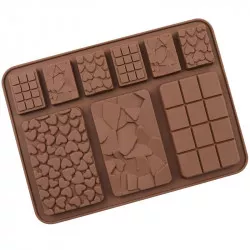 Szilikon forma mini csokoládéhoz 20x15 cm