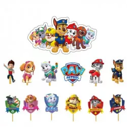 Csokitorta- és muffinbeletűnk 13 darab Paw Patrol