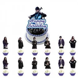 Süti- és muffin-tűző 13 darab Wednesday