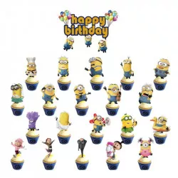 Díszítés tortába és 21 darabMimoni muffinhoz