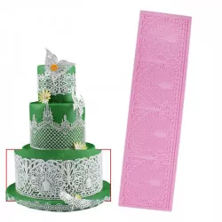 Szilikon forma élelmiszeres torta-/kekszvágó 29,5x10 cm