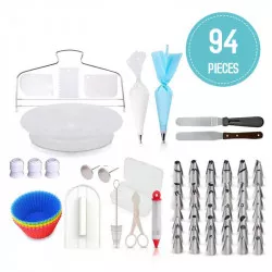 Díszítő torta készlet 94 darab