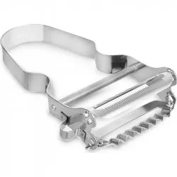 Konyha zöldséghámozó dupla hullámokkal