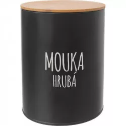 Dóza Durva liszt BLACK pr. 13 cm