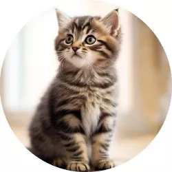 Kajálható eperszínű foltos kiscica 19,5 cm