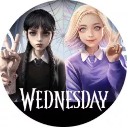 Fogyasztható papír Wednesday19,5 cm