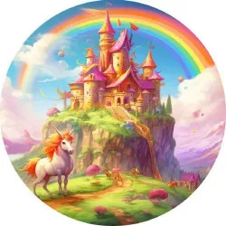 Nedevní papír mesés herce kúri spell jahő s egyszarvúval 19,5 cm