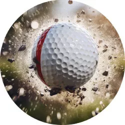 Étteremre simított golf labda eltalálása 19,5 cm