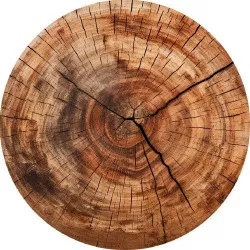 Ételpapír évgyűrűk fatáblákhoz 19,5 cm