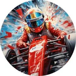 Fogyasztható papír versenyző formula 19,5 cm