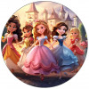 Disney hercegnők ehető papír, 19,5 cm