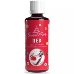 SweetArt airbrush barva tekutá Red (90 ml) -> SweetArt légfröccs festék folyékony Red (90 ml)