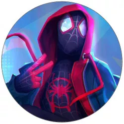 Spider-Man ebédelhető papírral kapucniszállásban