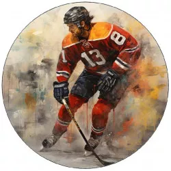 Ételpapír hokis a játék közben 19,5 cm