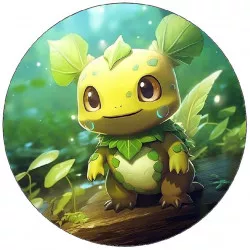 Étterem papír Pokémon zöld sárkány 19,5 cm