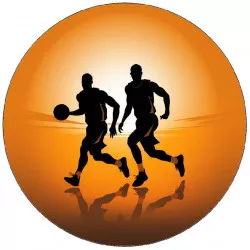 Élelmezési papír kosaras játékosok számára, 19,5 cm