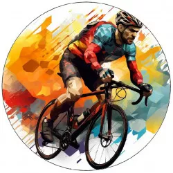 Enni való papírkerékpáros 19,5 cm