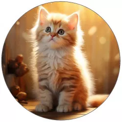 Ételpapír vörös cica 19,5 cm