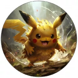 Elhető papír Pokémonok Pikachu 19,5 cm