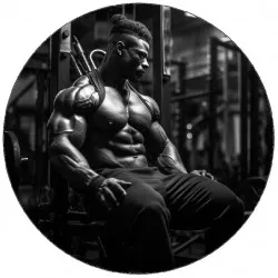 Ehető papír férfi a fitneszben 19,5 cm