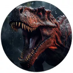Ehető papír Tyrannoszaurusz 19,5 cm