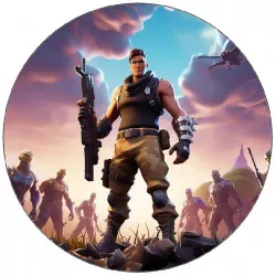 Élelmezési papír Fortnite játék lövész 19,5 cm